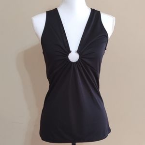 Trouve Black Tank Top